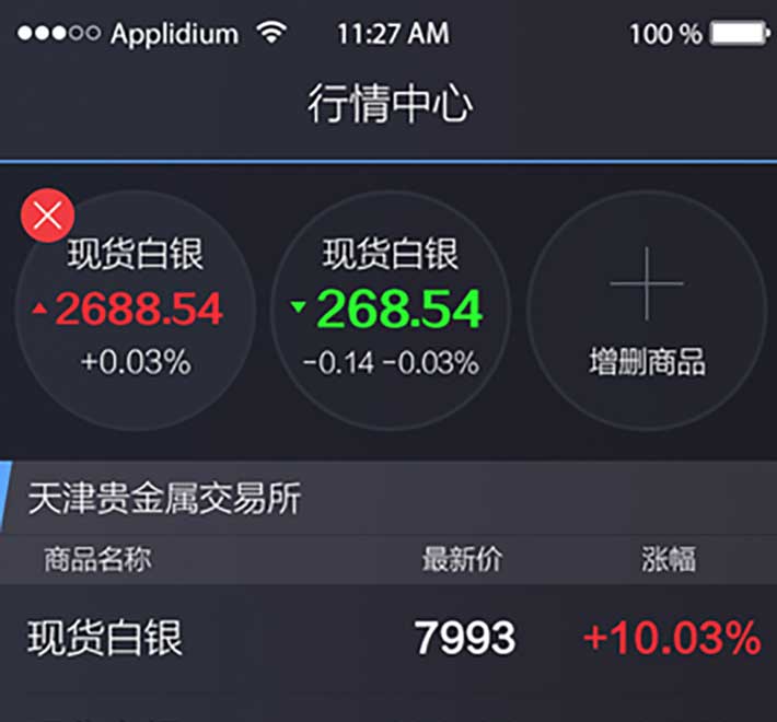 交易APP界面設(shè)計